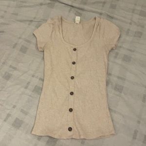 Bozzolo I’ll small tan tight fitted shirt